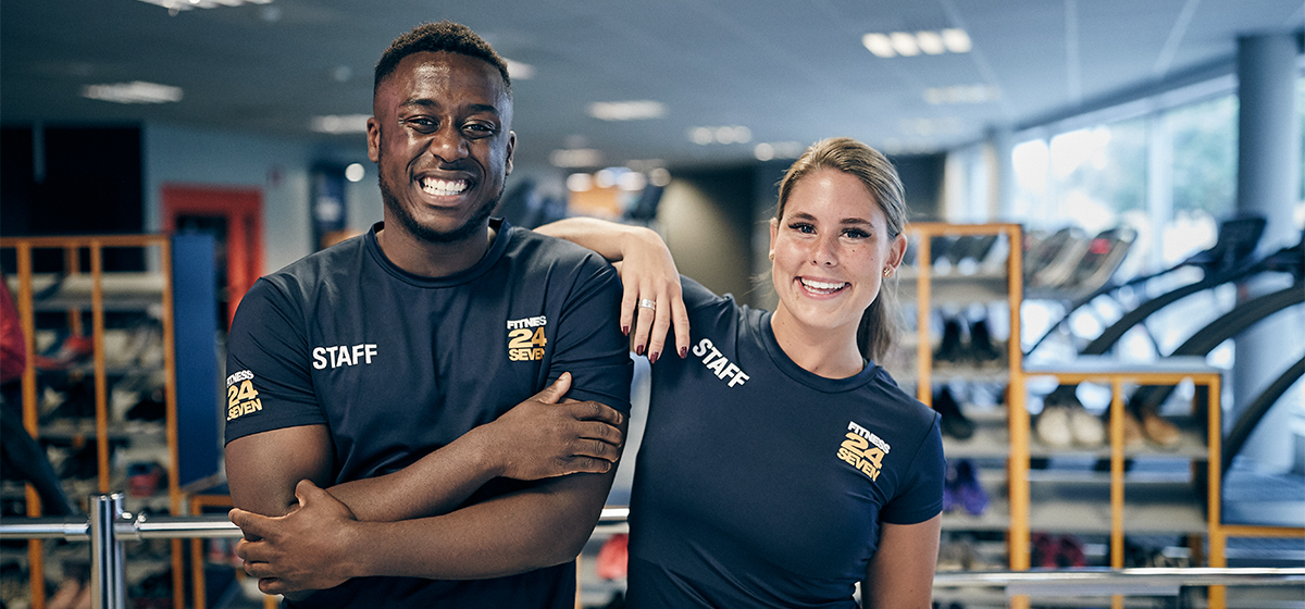 Instruktörer på gymmet